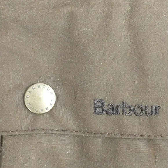 Barbour Wax Cotton Beaufort Jacket Tartan Lined 54" Chest 33" Long Jacket  ApxXL - Picture 12 of 16